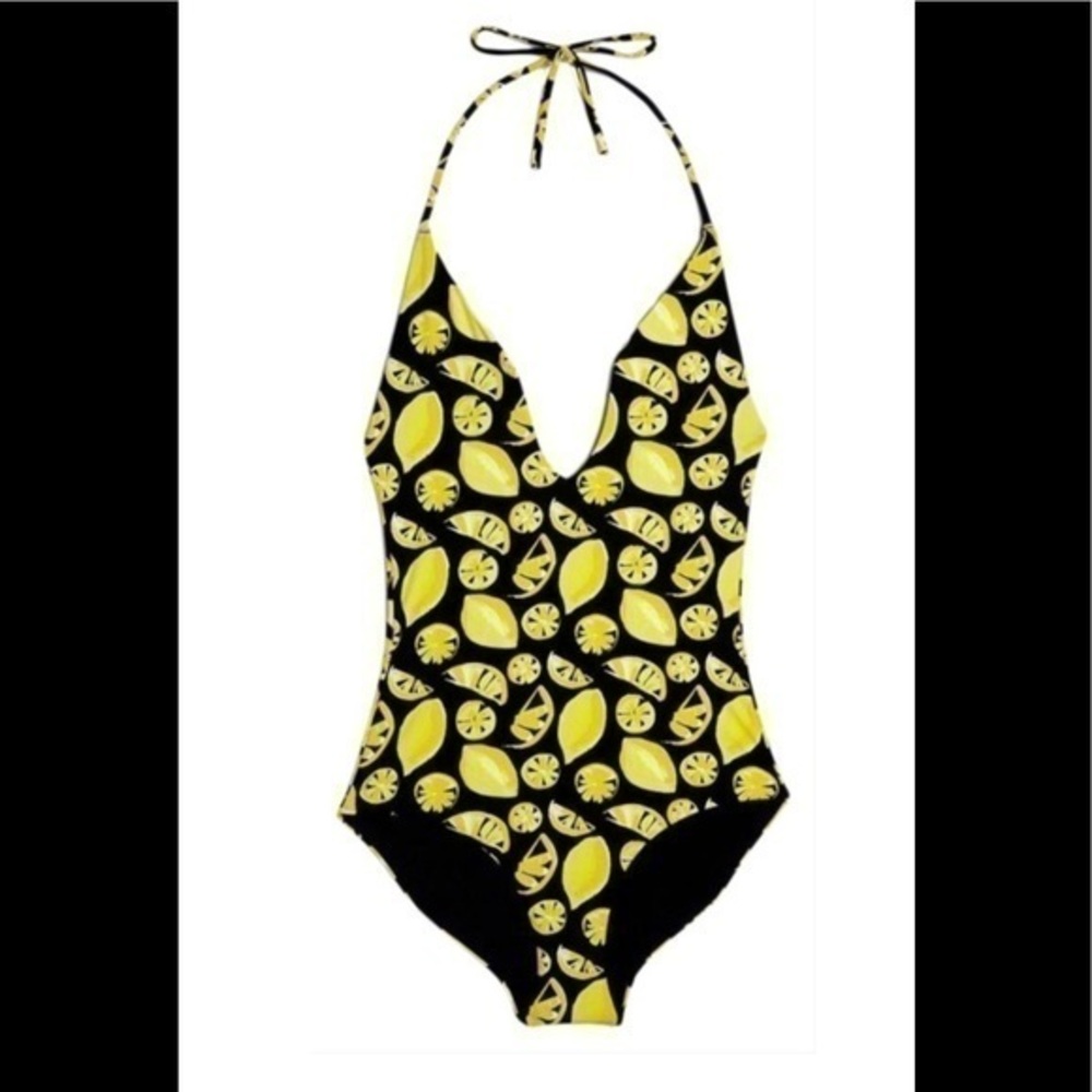 Nina Lemonade Lemon Onia One piece swim S from Revolve